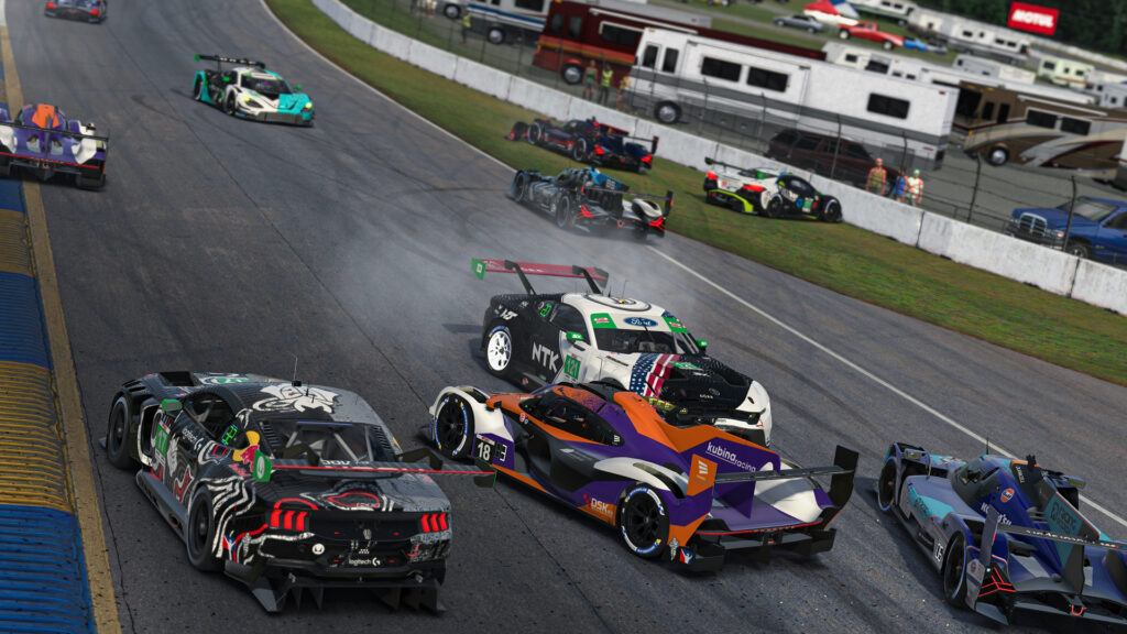 IMSA Esports Global Championship Road Atlanta crash