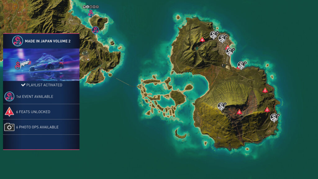 The Crew Motorfest Maui map