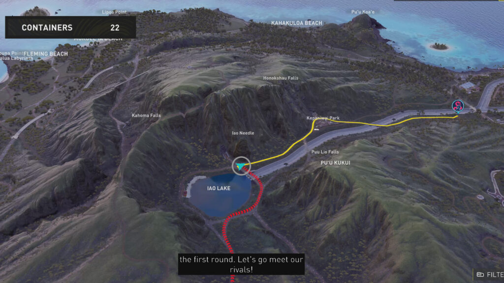 The Crew Motorfest Maui map zoom