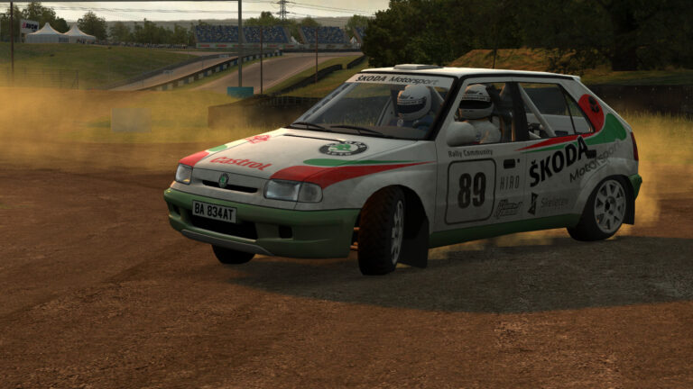Classic skoda rally car hits Live for Speed as licenced mod 02
