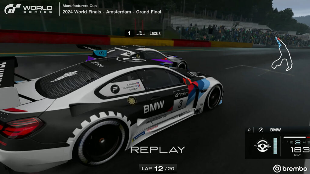 Gran Turismo World Series Manufacturers Cup BMW retakes final lead