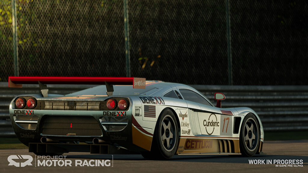 Project Motor Racing game Saleen S7R rear