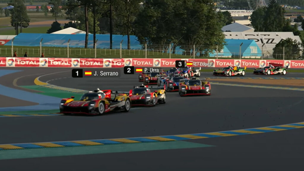 Toyota Gran Turismo GR GT Cup race start