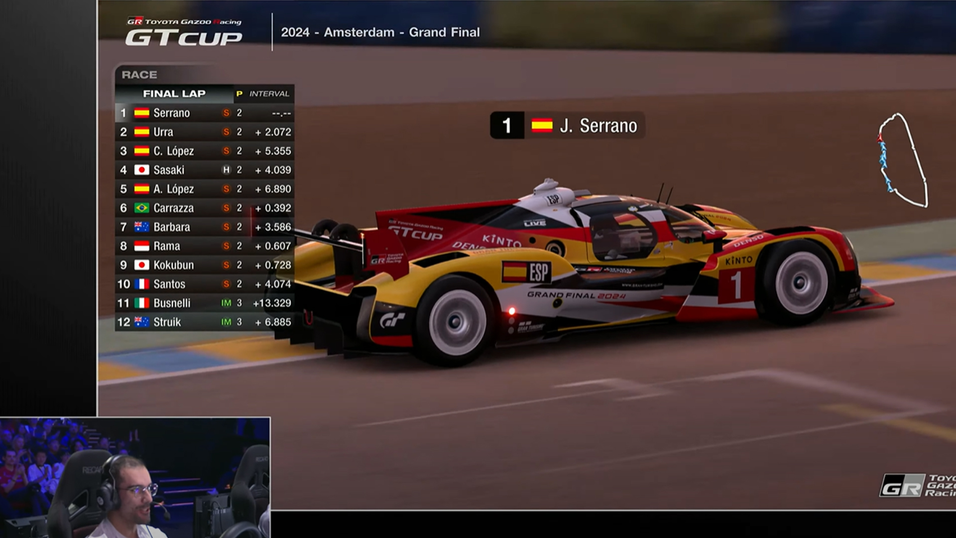 Toyota Gazoo Racing GT Cup: Serrano dominates Gran Turismo 7 ...
