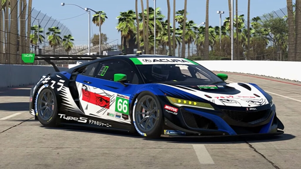 iRacing Acura NSX GT3 EVO 22 long beach