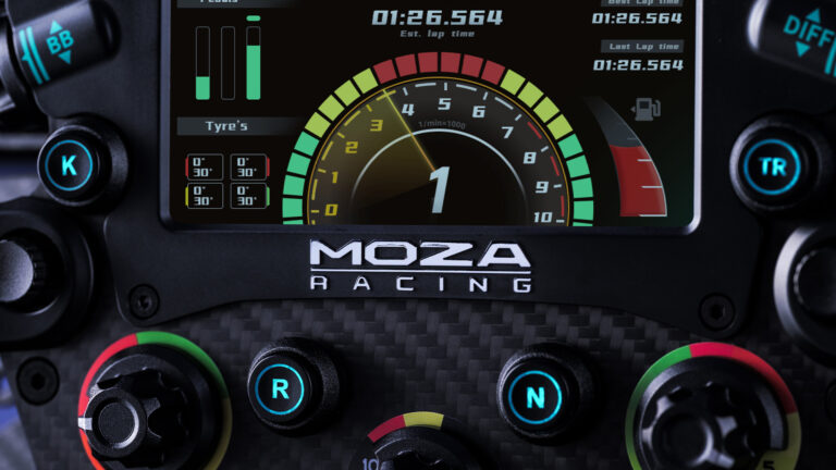 Moza’s new FSR 2 Formula Wheel and CM 2 Racing Dash to offer fully customisable touchscreens