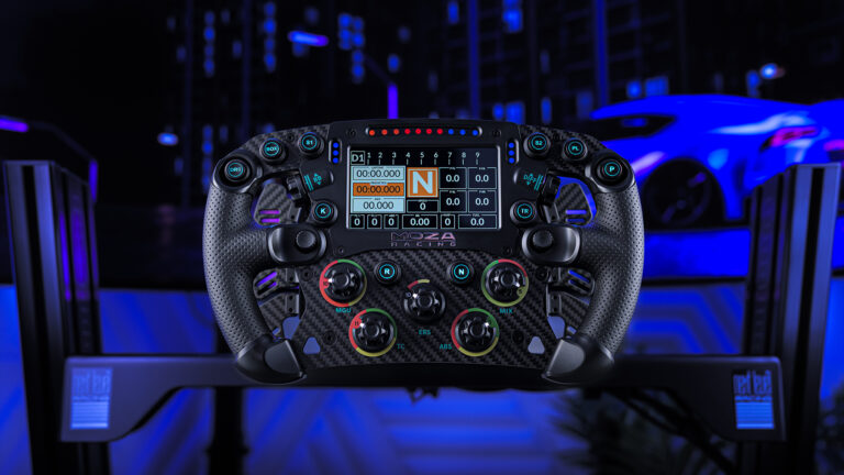 Moza’s new FSR 2 Formula Wheel and CM 2 Racing Dash to offer fully customisable touchscreens