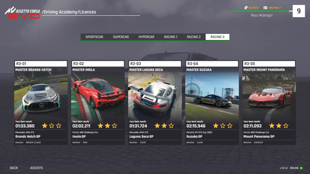 Everything you need to know about Assetto Corsa EVO’s Driving Academy