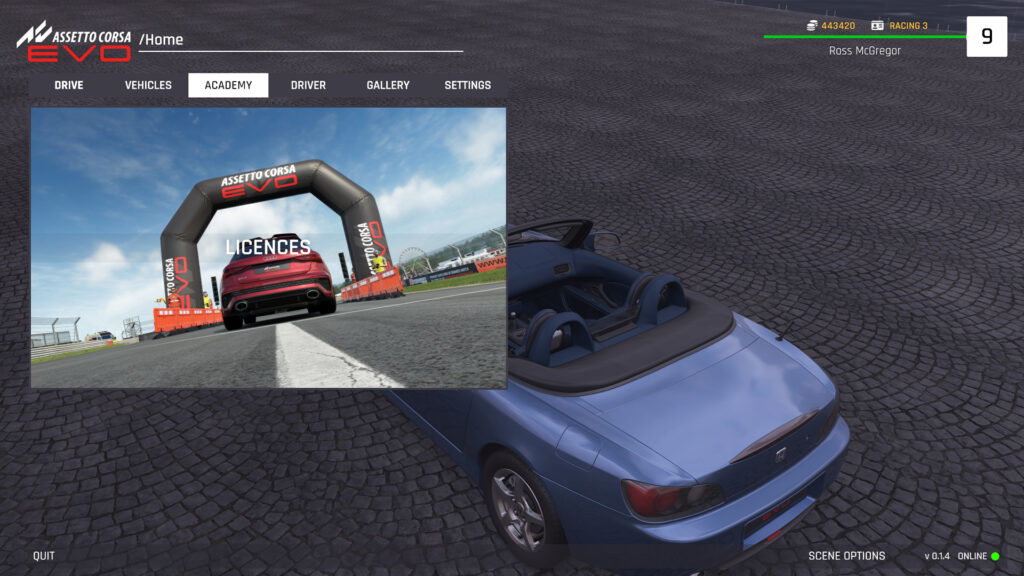 Everything you need to know about Assetto Corsa EVO’s Driving Academy