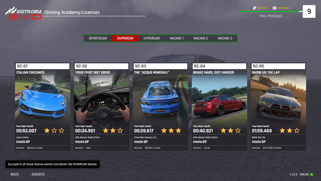 Everything you need to know about Assetto Corsa EVO’s Driving Academy