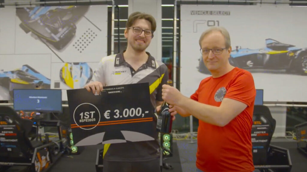 Sim Formula Europe Braune conquers new simulator to win
