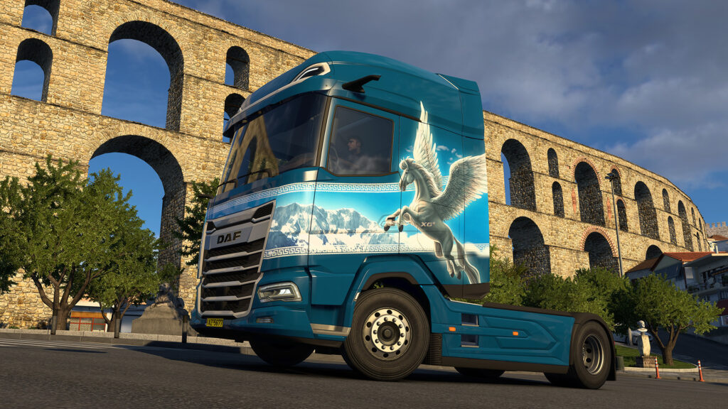 Euro Truck Simulator 2’s Greek Mythology Pack adds God-tier paint jobs