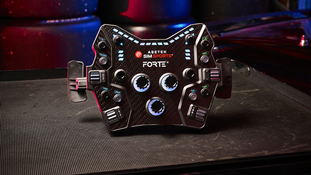 Asetek SimSports upgraded 2025 Forte GT button box