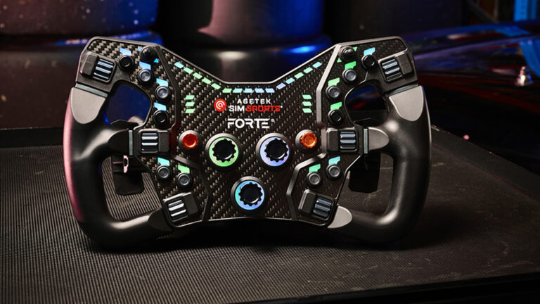 Asetek SimSports upgrades Forte sim racing wheels with range-topping parts