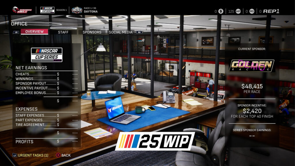 NASCAR 25 career hub