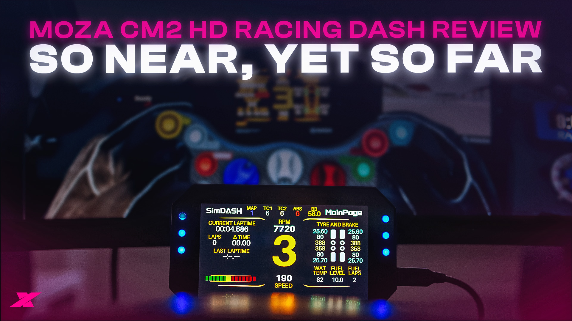 Moza CM2 HD Racing Dash review: So near, yet so far