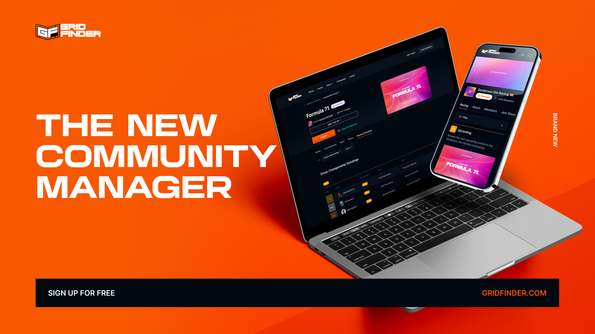 Sim racing league manager Grid Finder overhauls platform, new focus on communities