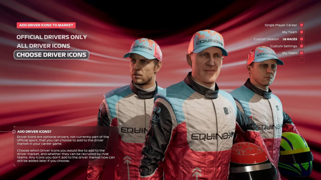 F1 25 My Team Driver Icons