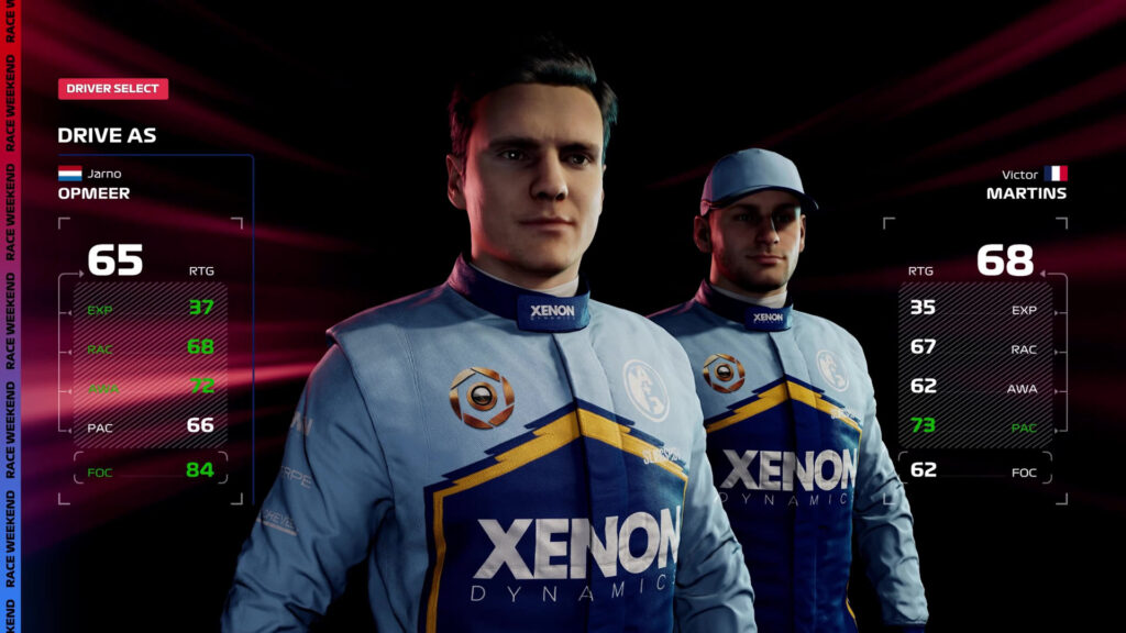 F1 25 My Team managing two drivers