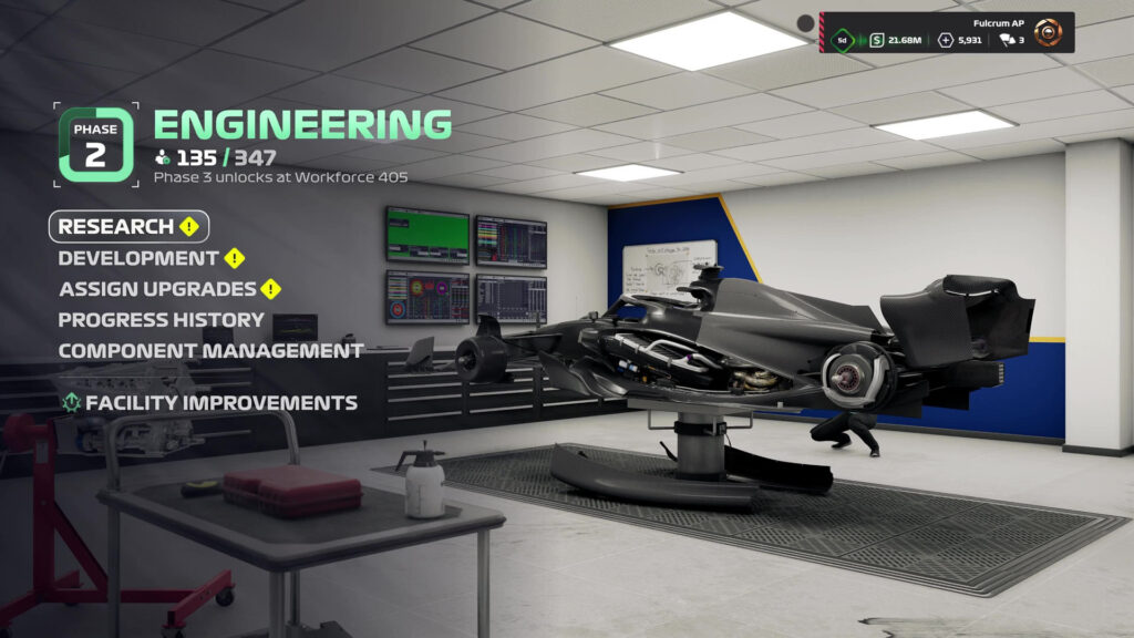F1 25 My Team R&D