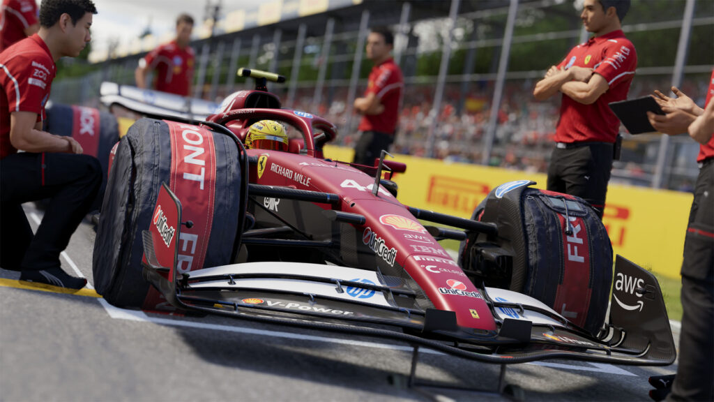 F1 25 screenshot Lewis Hamilton Ferrari 3