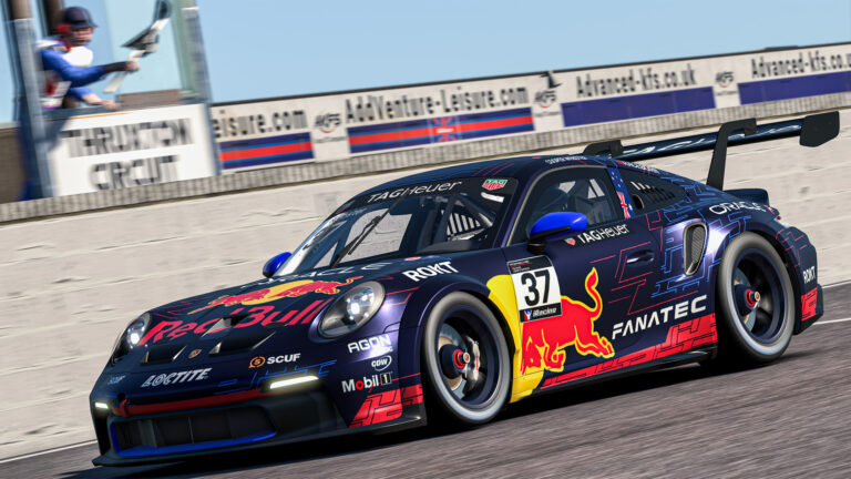 Porsche TAG Heuer Esports Supercup Webster claims vital Thruxton win