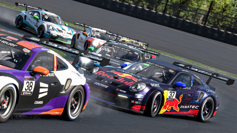 Porsche TAG Heuer Esports Supercup Webster survives wet Fuji to hold championship advantage