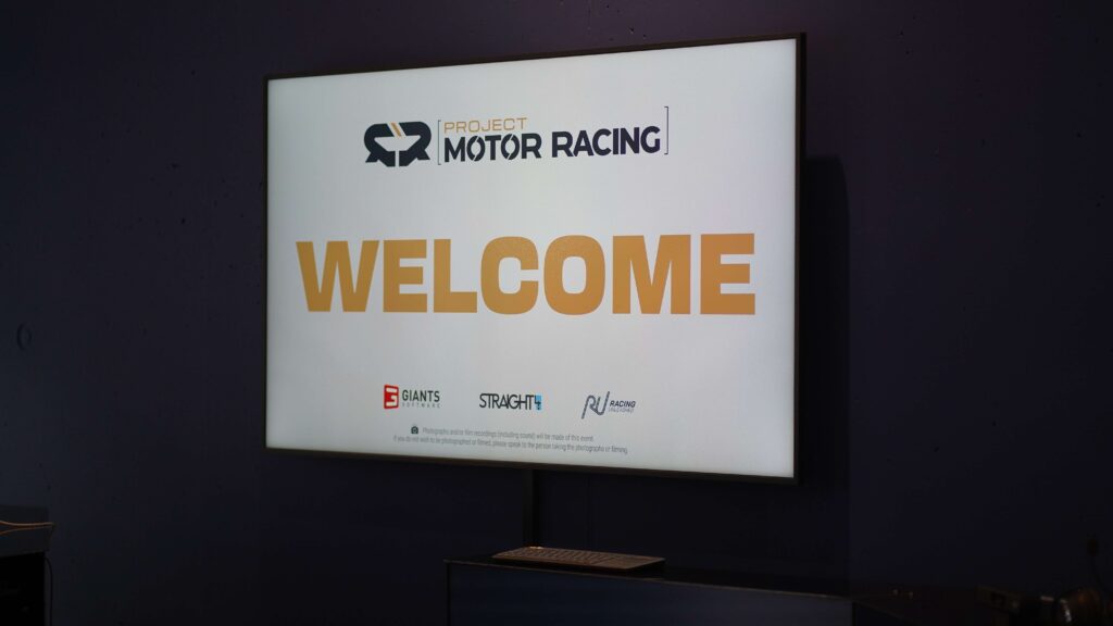Project Motor Racing welcome presentation
