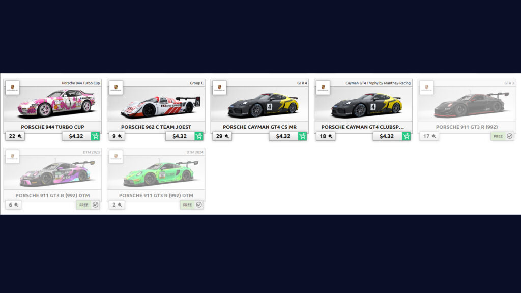 RaceRoom Free Porsche 911 GT3 R 992