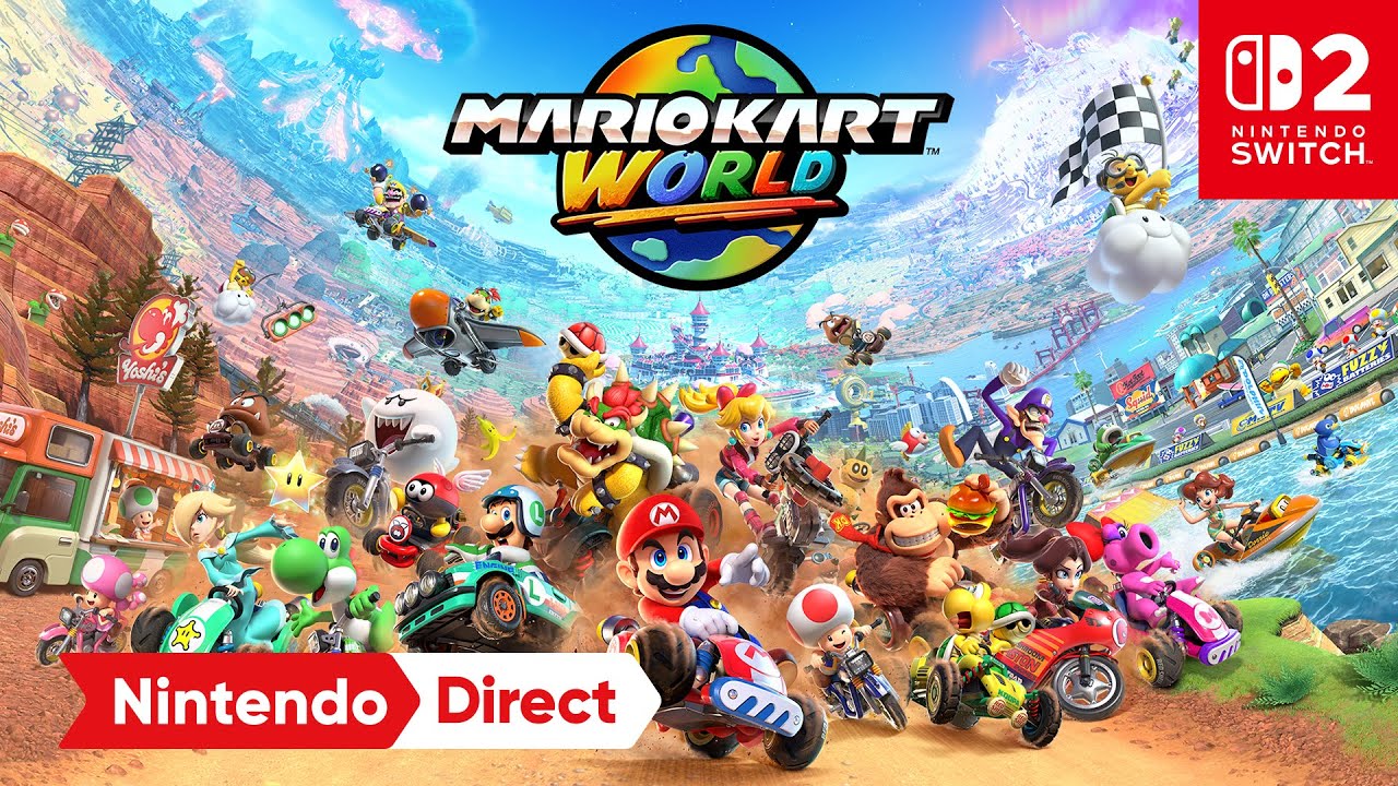 Mario Kart World announced as Switch 2 launch title with open