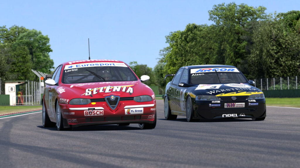 Alfa Romeo and Opel super tourers spotted in RaceRoom