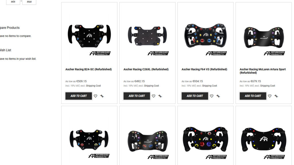 Ascher Racing used refurbished wheels