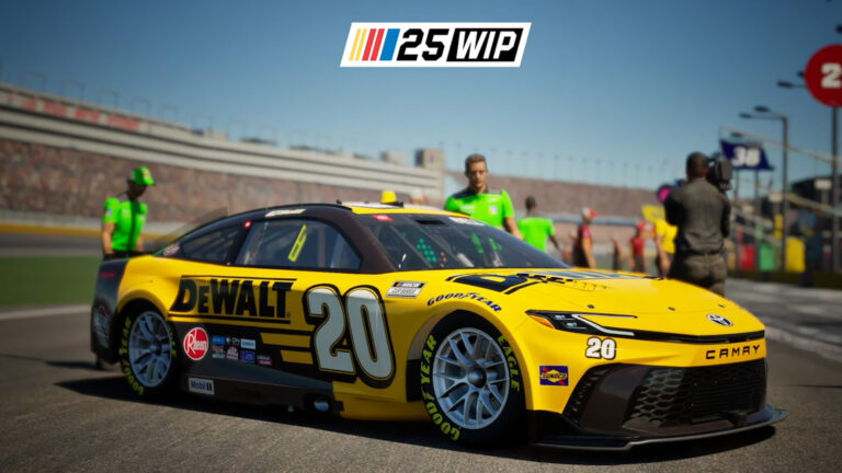 NASCAR 25 trackside atmosphere early gameplay unveiled