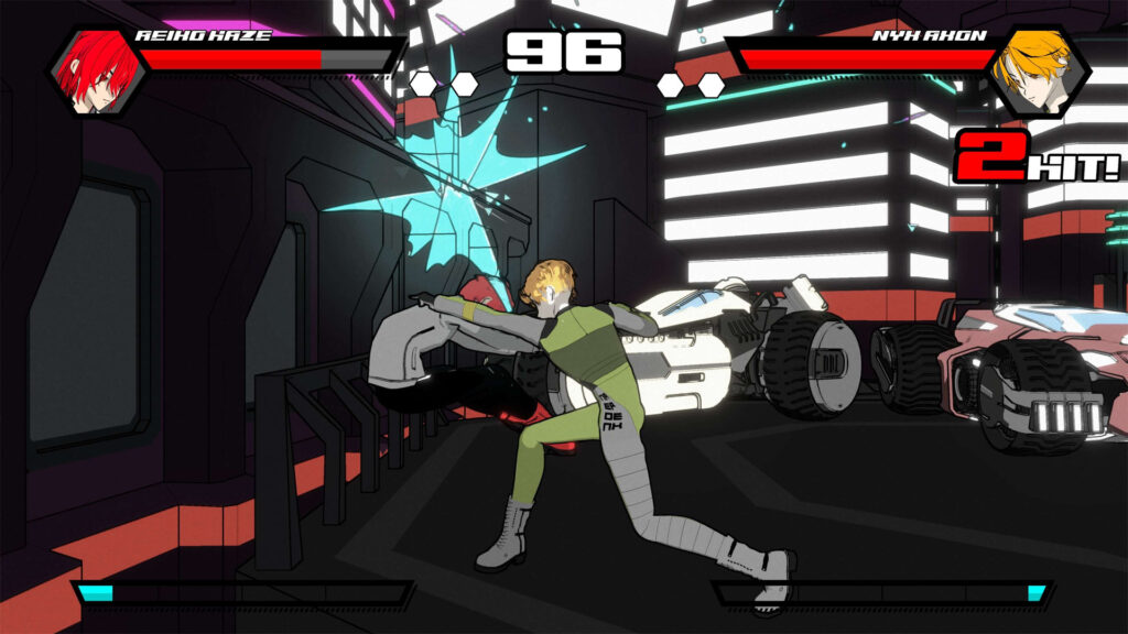 Neon Apex Beyond the Limit review screenshot fighting