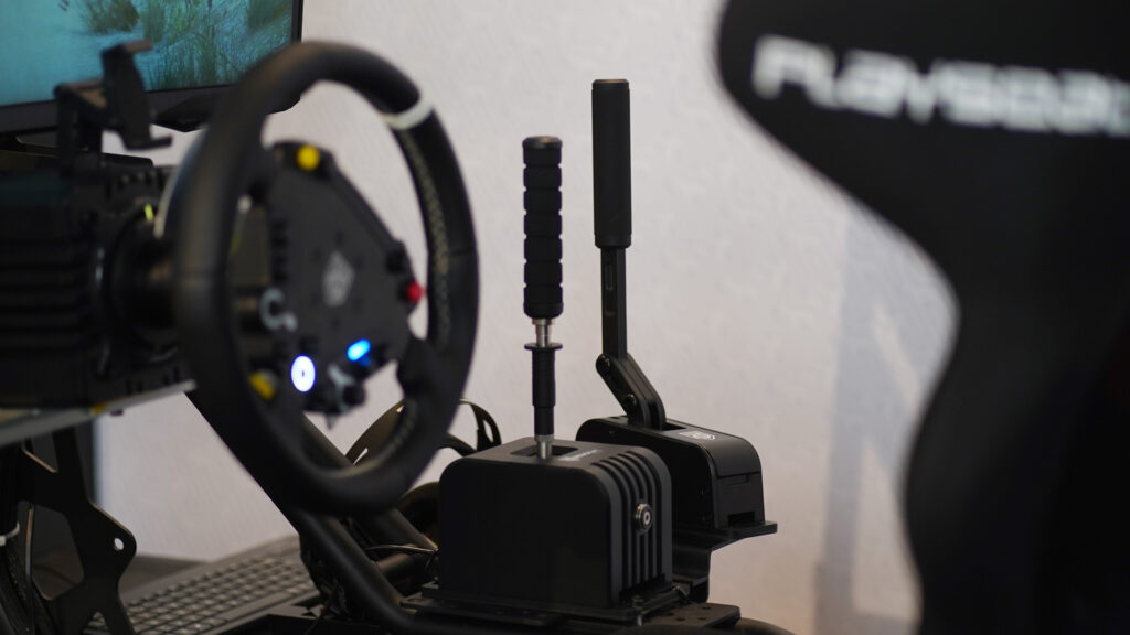 New sim brand Revosim showcases shifter, clutch and handbrake