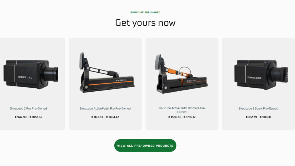 Simucube pre-owned