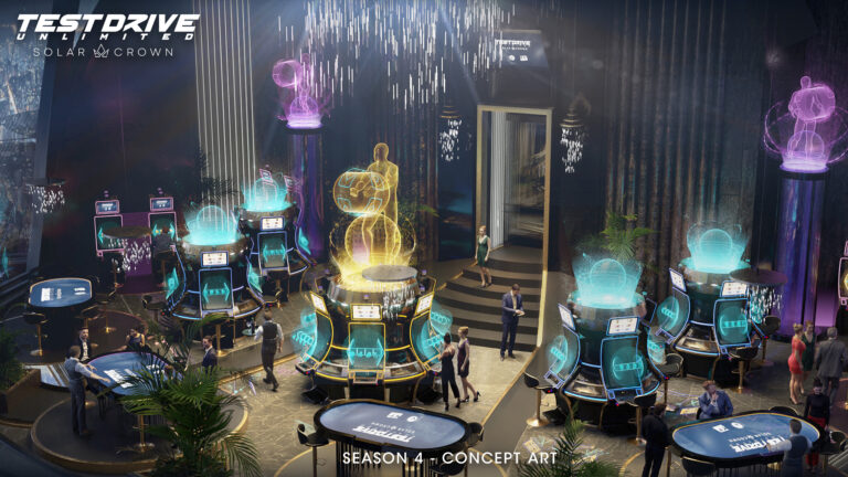 Test Drive Unlimited Solar Crown showcases casino ahead of July release