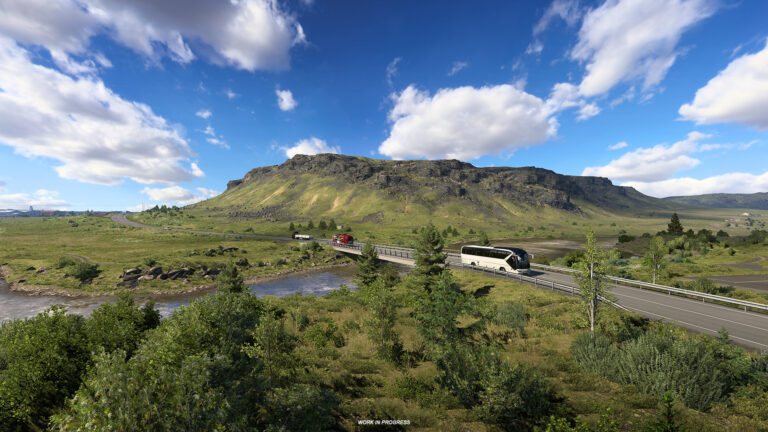 Euro Truck Simulator 2 heads for the land of fire and ice