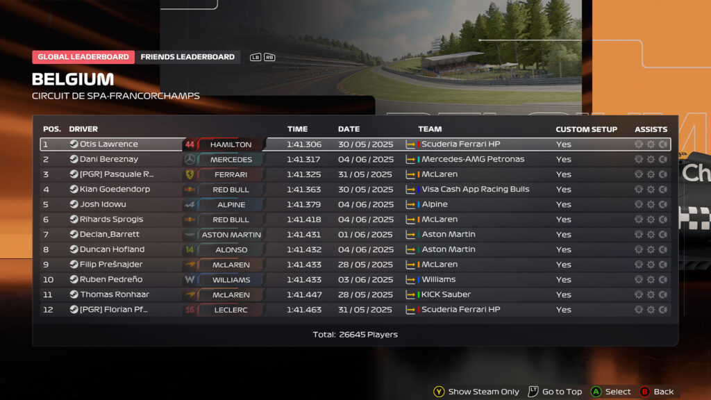 F1 25 setup guide
