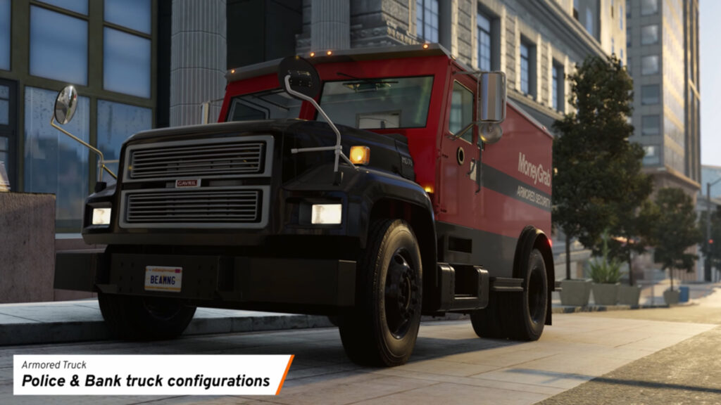 BeamNG bank truck