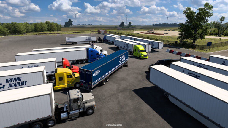 American Truck Simulator v1.55 Open Beta introduces new Driving Academy scenarios