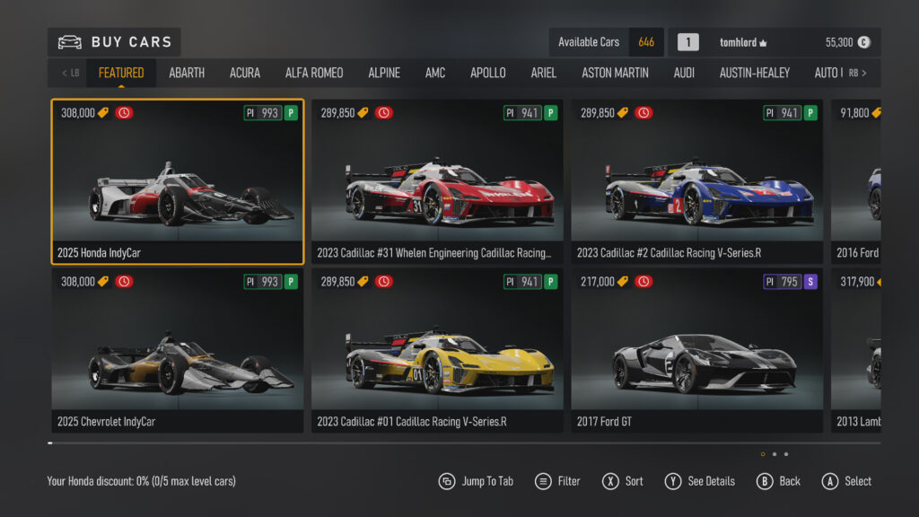 Forza Motorsport brings back ‘lost’ content, adds IndyCar
