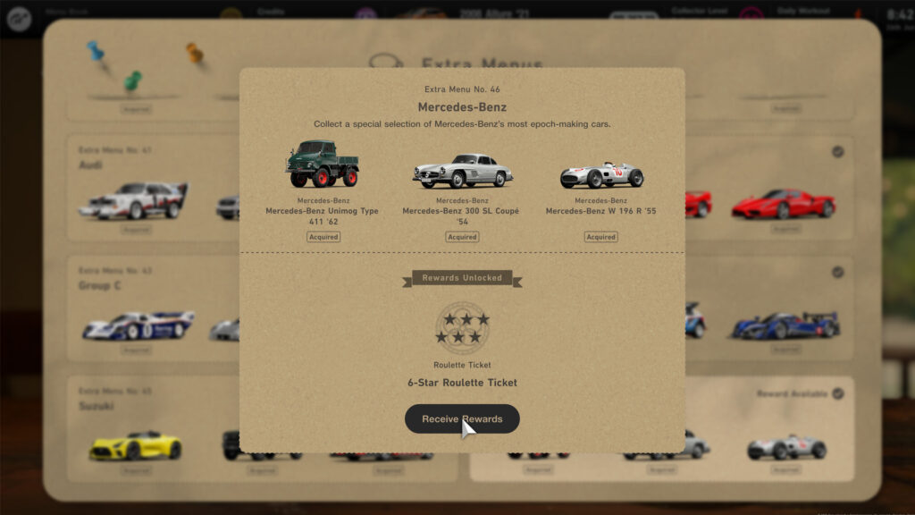 Gran Turismo 7 June 2025 update Extra Menu Mercedes Benz