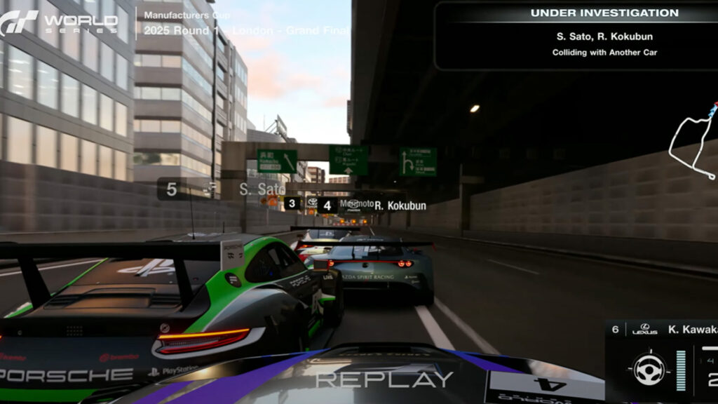 Gran Turismo World Series Manufacturers Cup London 2025 Sato Porsche