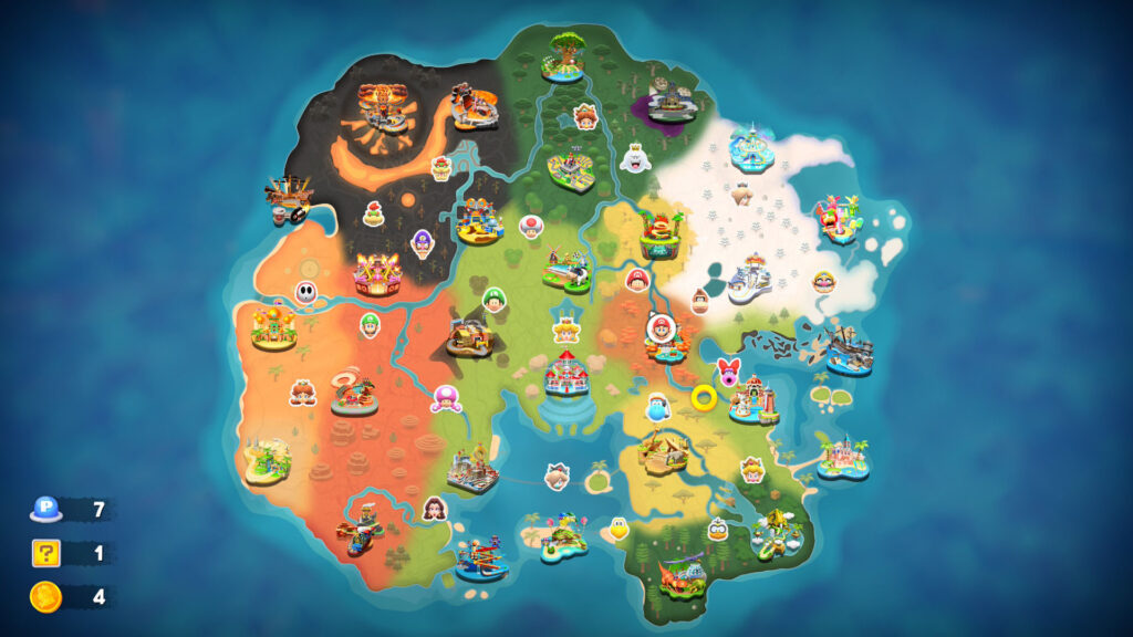 Mario Kart World map