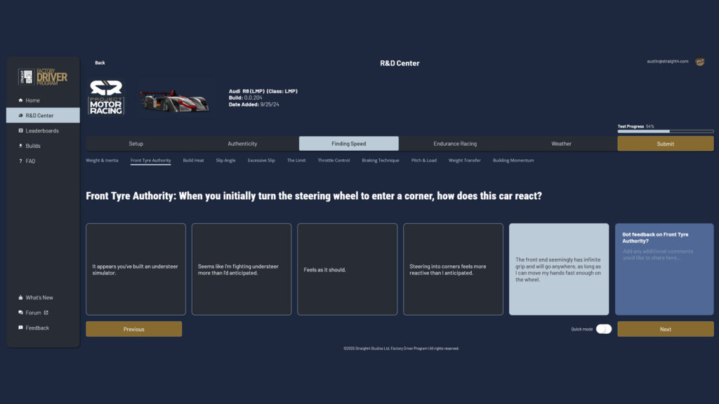 Project Motor Racing Factory Driver Program 03