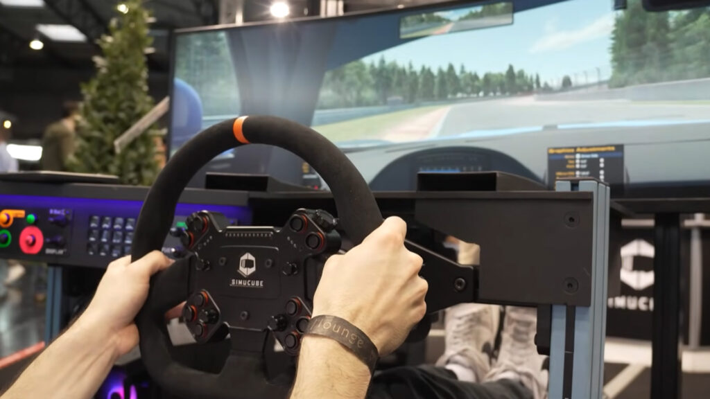 Simucube sim racing setup no EMI