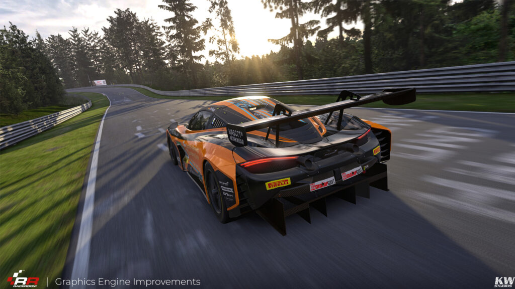 This is RaceRoom, like you’ve never seen it before