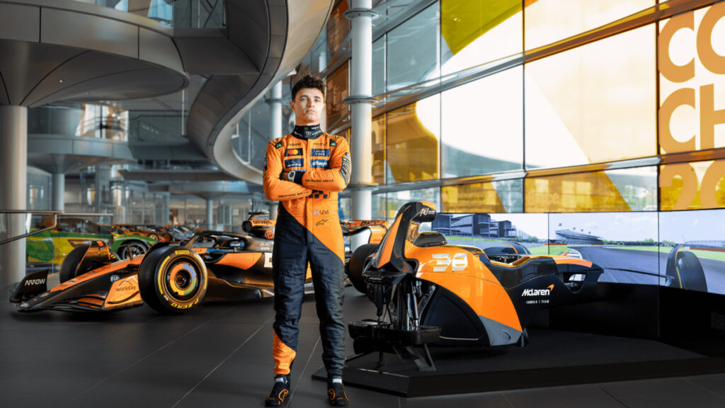 You can now buy a Norris and Piastri-approved McLaren motion simulator