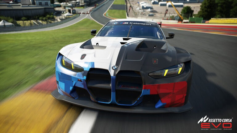 Drive the BMW M4 GT3 in Assetto Corsa EVO at 24 hours of Spa
